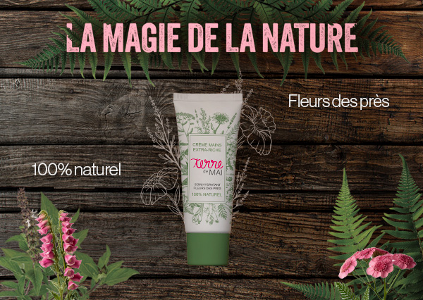 La Magie de la Nature - supports de communication pour la marque de cosmétiques Terre de mai
