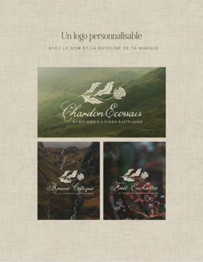 Chardon écossais - Identité visuelle semi-personnalisée