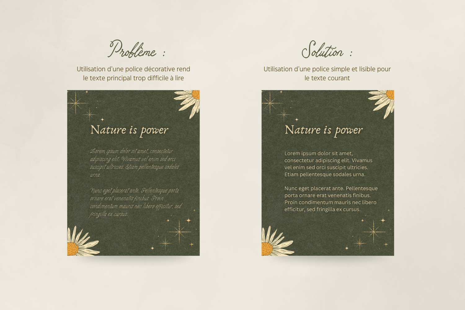 Creer de jolis visuels - Erreur 8