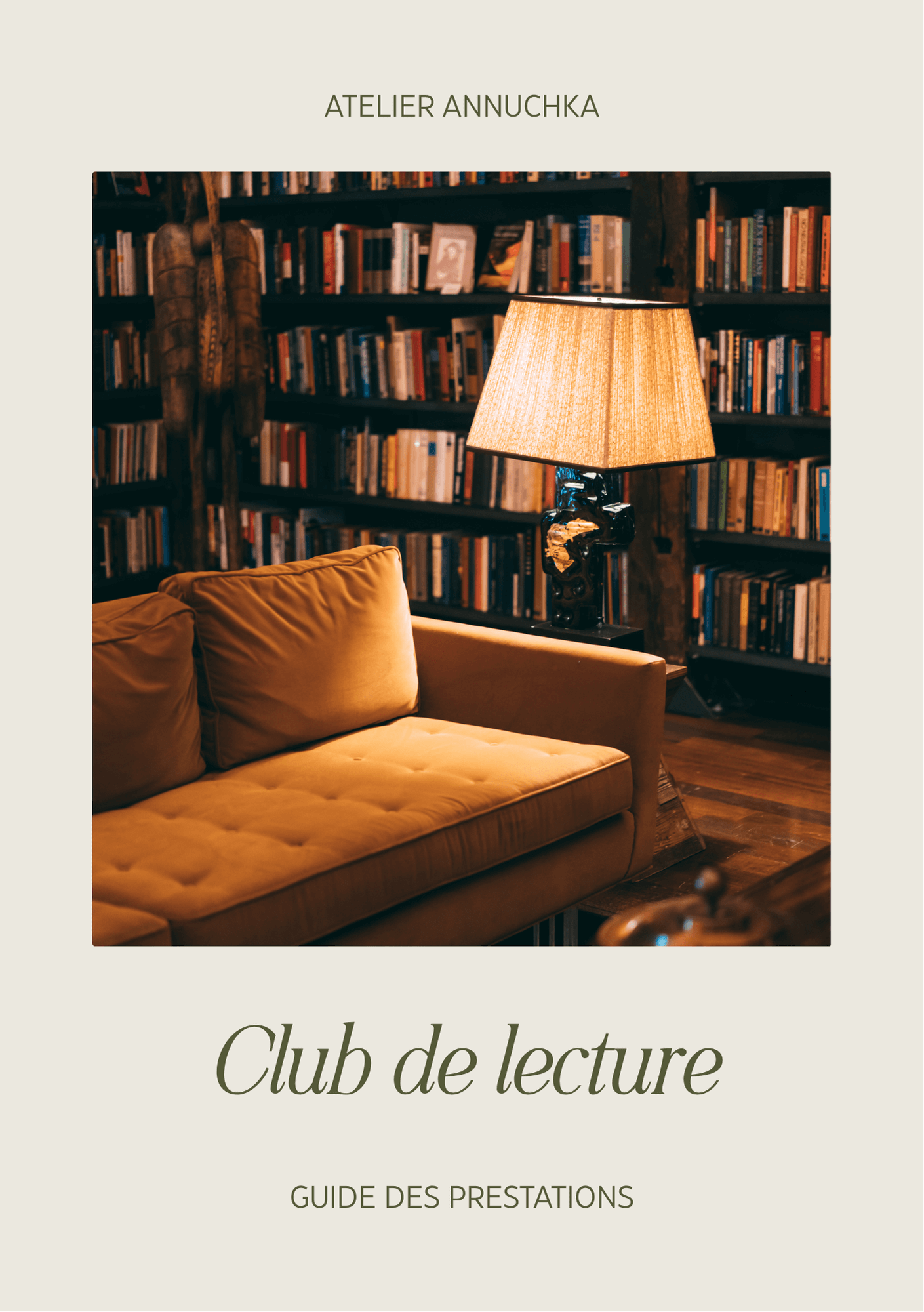 Atelier Annuchka - Guides de prestation par profil - 5 Club de lecture